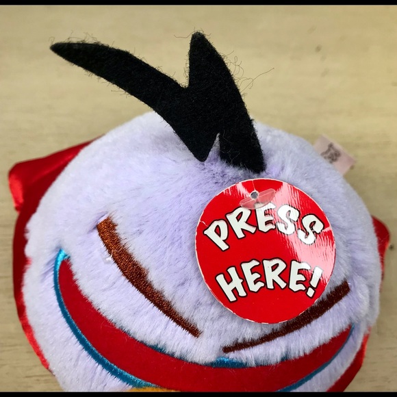 Angry Birds Space Plush Lazer Purple Bird Toy Stuffed Animal No Sound Rovio - Picture 8 of 8